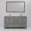 Ensemble de meuble-lavabo double 60 po x P 22 po Jacques, robinet et miroir 58 po-113024816-51245000
