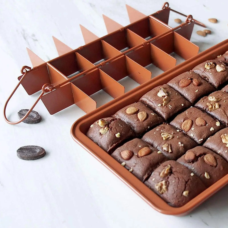 Ensemble de plats de cuisson antiadhésifs en acier inoxydable 1 pièce NIERBO