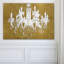 Golden Chandelier - Impression sur toile tendue-28761967