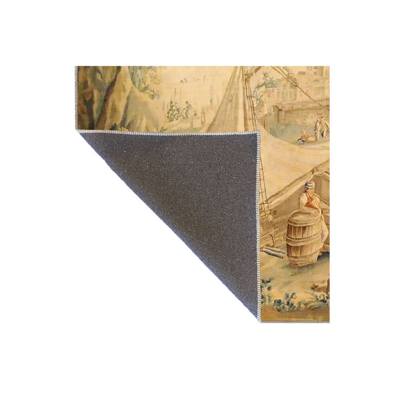 Tapis tissé à motif lavable, Sous-tapis carré 3 pi 3 po inclus