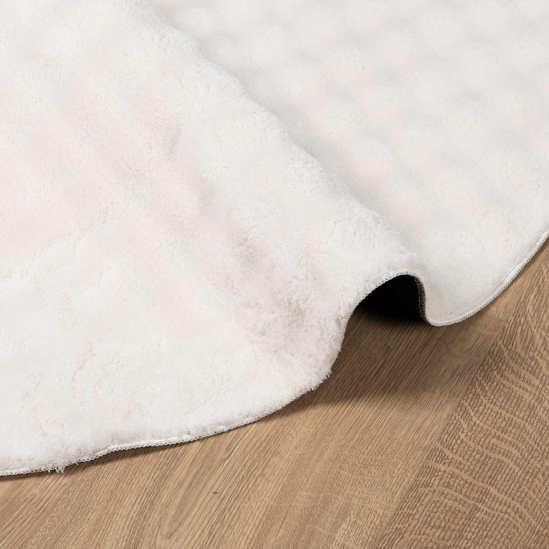 Modern Indoor Rug, Cream, Round 160 cm
