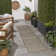 Tonnele Geometric Machine Woven Polypropylene/Polyester Indoor/Outdoor Area Rug in Natural