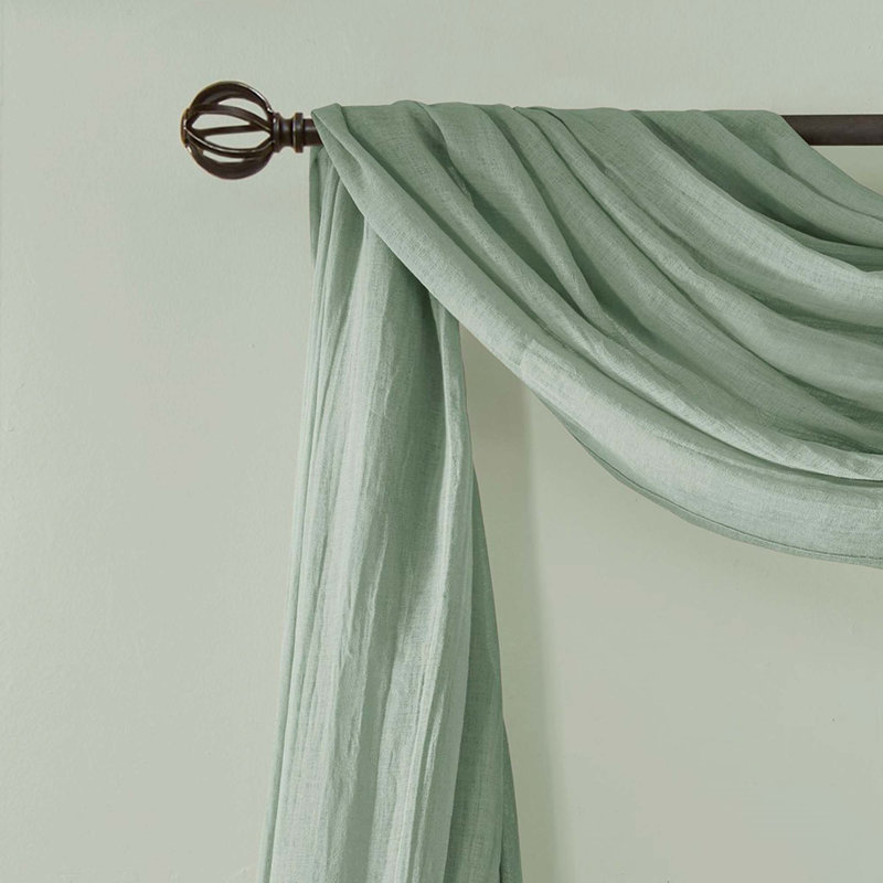 Écharpe Audronius, Turquoise, L 42 po x L 144 po