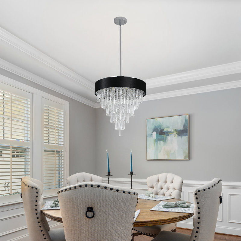Lustre en cristal Modern Empire, 5 lumières