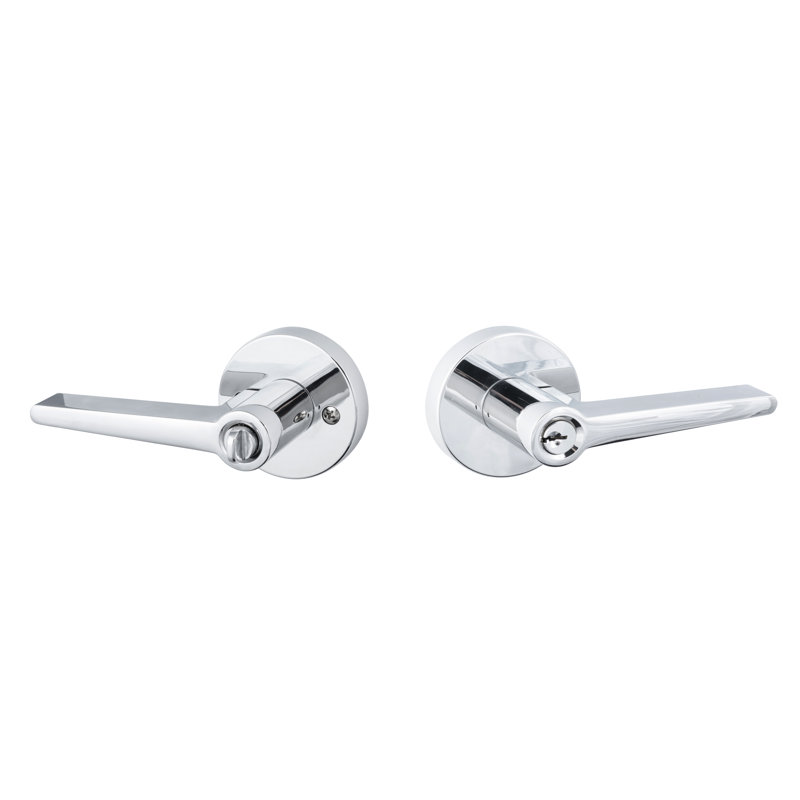 Poignée de porte ronde Bale, Chrome poli