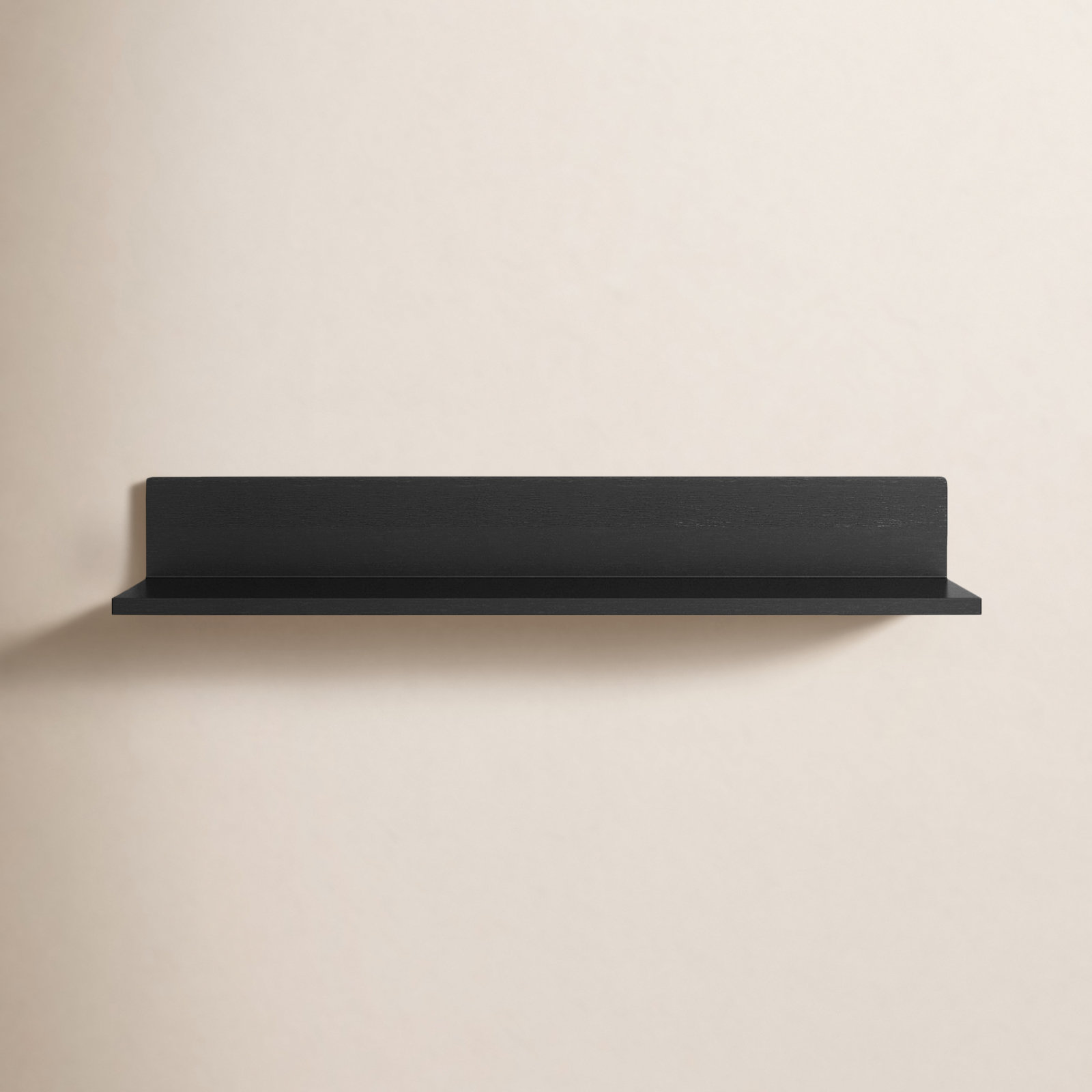 Dezerea Wall Mounted Shelves, 3.5'' H X 24'' W X 6.75'' D, Black