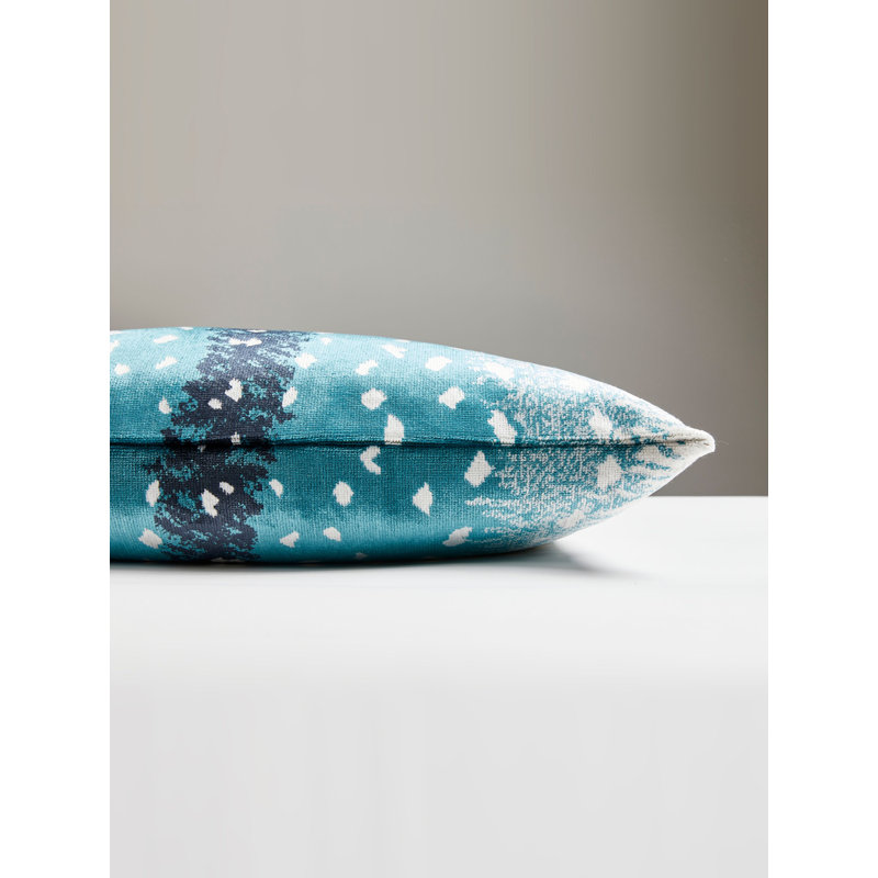 Wild Glamour Lumbar Pillow Cover & Insert, Peacock