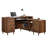 Bureau double caisson en L Cutrer