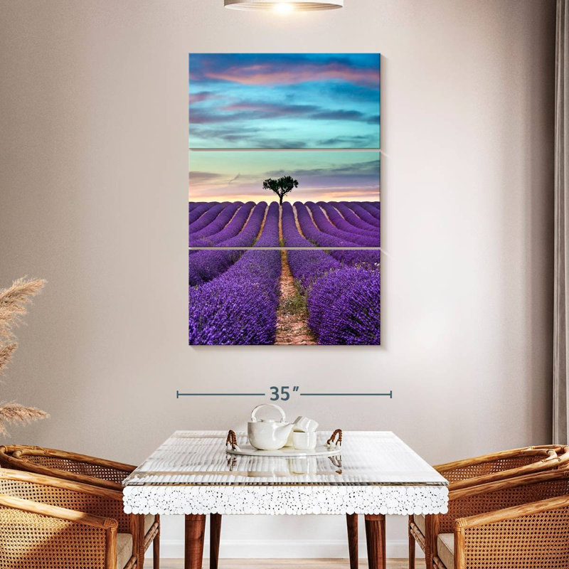 Harnek Lavender In Summer, 38" H x 24" W