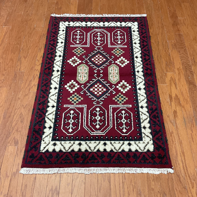  Tapis en laine fait à la main Kazak