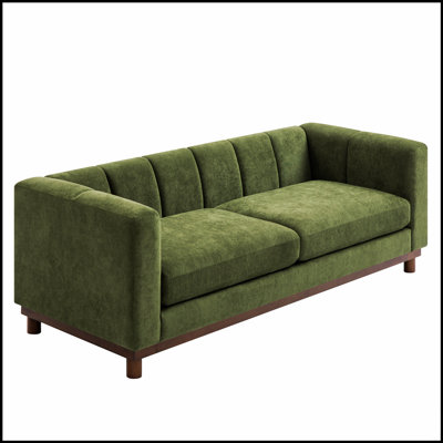 Modern Sofa Couch 78.7 Inch Loveseat For Comfortable Seating And Stylish Minimalist Design In Small Spaces