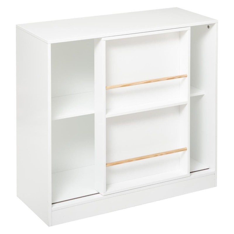 Cheesman 75cm H X 76cm W Toy Storage Kids Bookcase