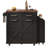 47.2" Farmhouse Kitchen Island With Drop Leaf, Kitchen Storage Island With Removable Side Racks, Two Drawers, Rolling Kitchen Cart On Wheels With Towel Rack, For Home, Kitchen, Dining Room-519324439