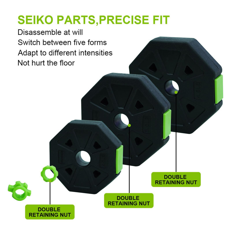 4-in-1 Adjustable Dumbbell Set 30LB