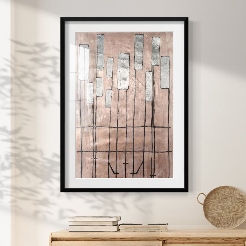 Clavichord I - impression encadrée, H 28,5 po x l 20,5 po, Noir