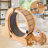 48.4" Texhoma Cat Tree(1 Scratching Pad,Left)
