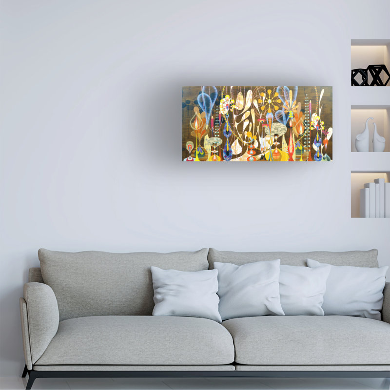 Art mural sur toile tendue - Rex Megalaria, art mural pour salon, chambre à coucher ou bureau - 24 x 47