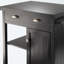 Chariot de cuisine à roulettes Arryn H 31,12 po x l 25,32 po x P 19,12 po
