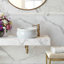 Victorian Collection Hand-Finished Italian Fireclay Vanity Vessel Sink