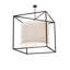 Luminaire suspendu carré 6 lumières Kitzi Cilindro