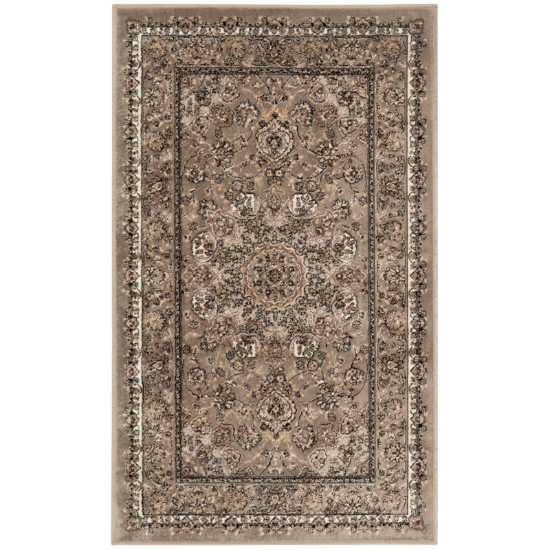 Carolus Viscose Pile Oriental Rug, Rectangle 2'2" x 3'7"
