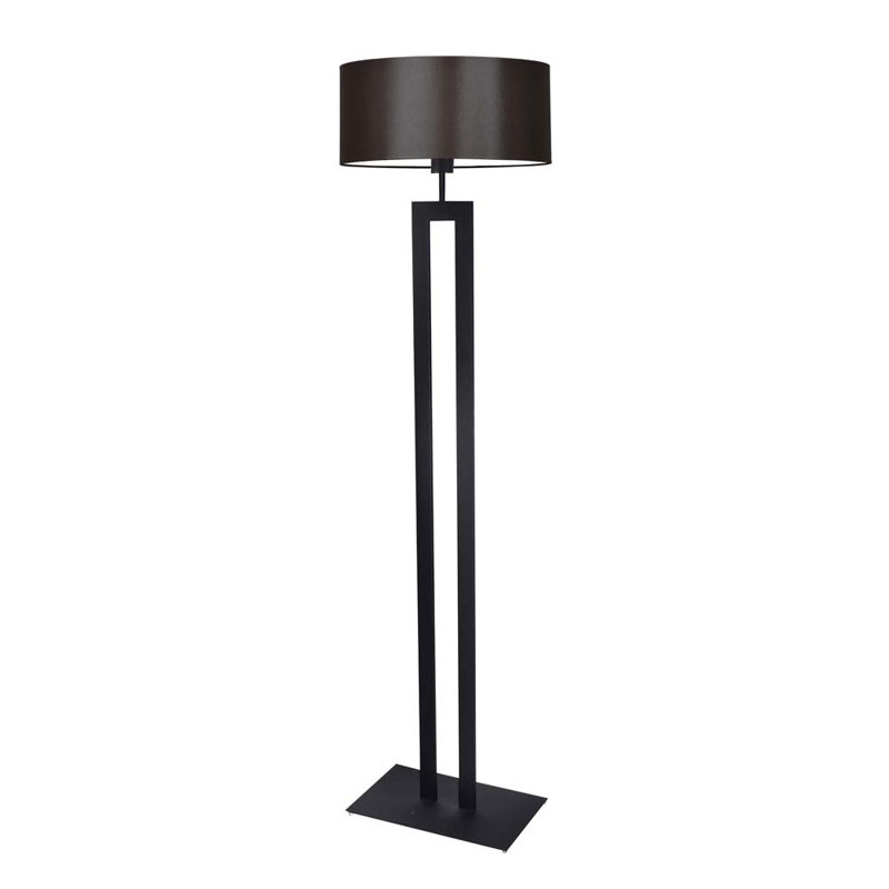 Artimizia 161cm Traditional Floor Lamp, Brown, Black