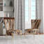 Chaise d'appoint rembourrée Terracotta Bliss Texture Abstract VI