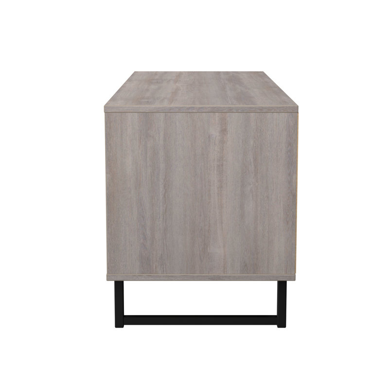Bisceglia 115cm W 4 - Drawer Chest of Drawers, Grey