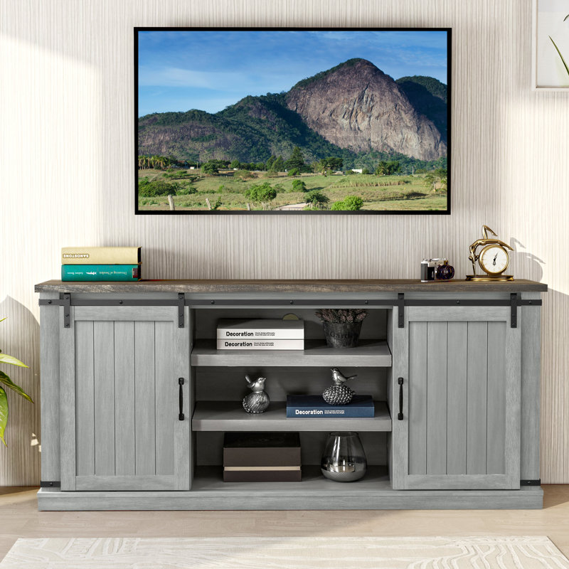 Tamworth TV Stand for TVs up to 75", Gray