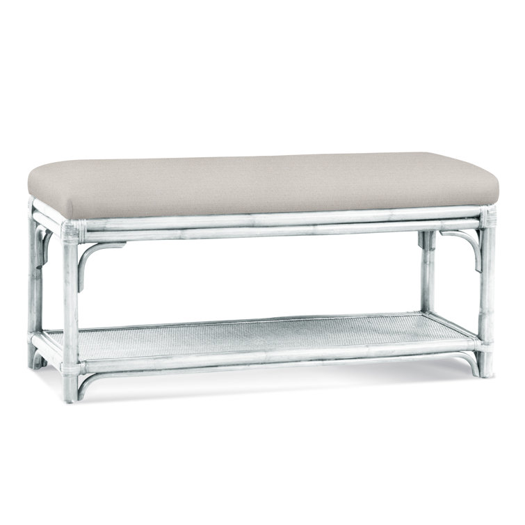 Banc de rangement en osier Summer Retreat
