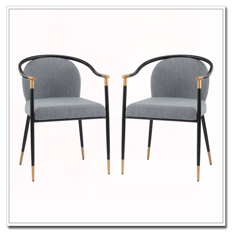 Chaise rembourrée, Gris