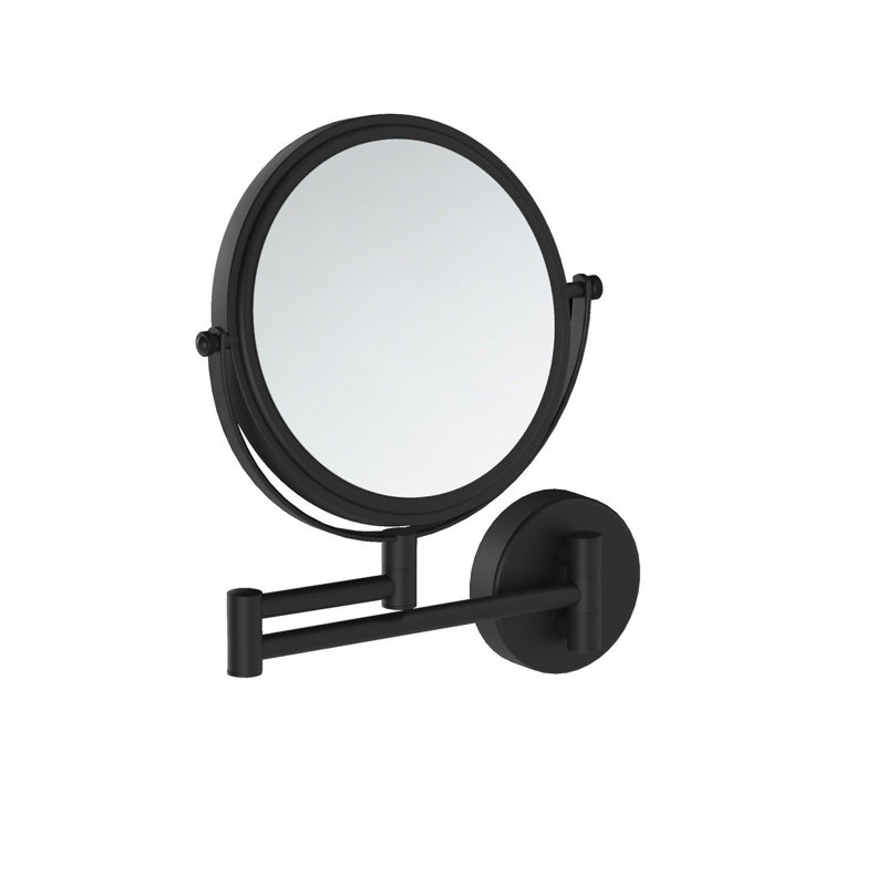 Deboraha Concave Mirror, Black, 71.12 cm H x 101.6 cm W