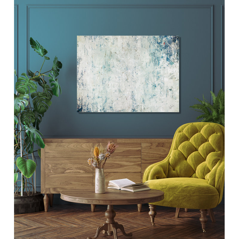 Abstract by John Beard, 30" H x 40" W x 1.5" D, Unframed