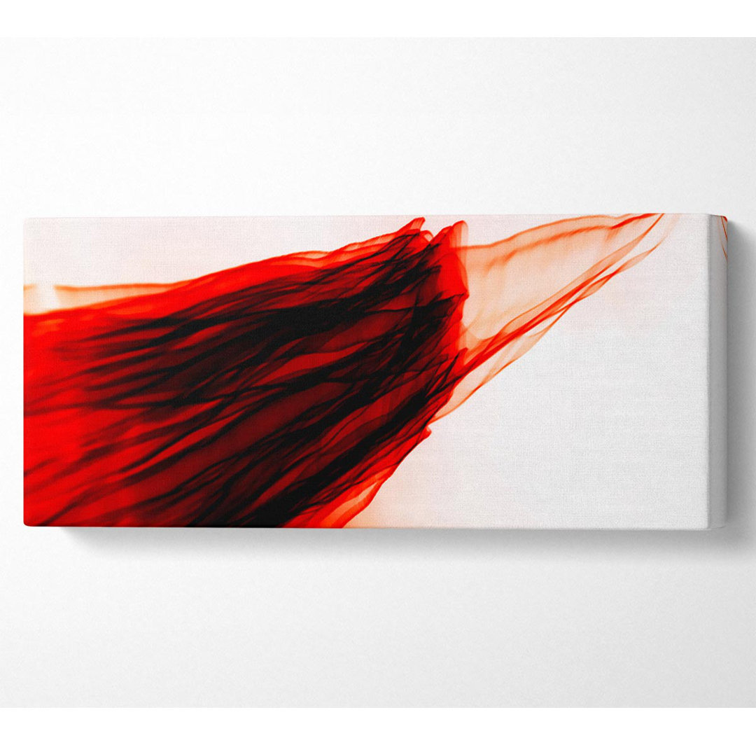 Red Passing Through - Wrapped Canvas Kunstdrucke