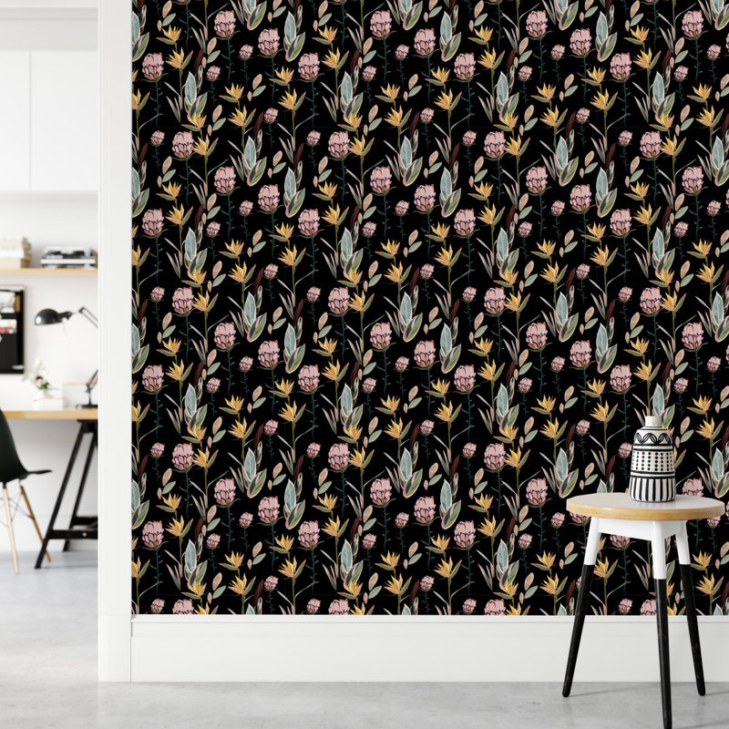 Floral Tile, 2.08' W x 10.42' L