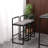 Bar Stool With Backrest Set Of 2 Counter Height Upholstered Bar Chairs With Footrest-1746915467