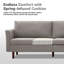 Cicero 204Cm Linen Flared Arm Sofa-981667556