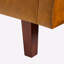 Canapé-lit à accoudoirs carrés en similicuir 74,4 po-770858929-777536481