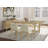 Cohle Pine Solid Wood Base Dining Table-335299170