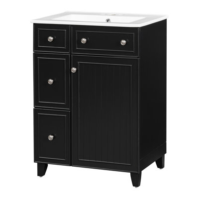 Meuble-lavabo autoportant 24 po 24 po
