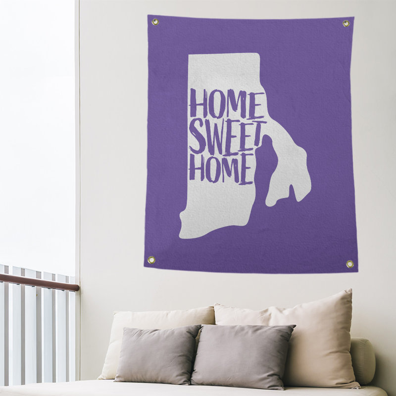 Tapisserie murale island rhode pour îlot home, H 36 po x l 26 po, Mauve