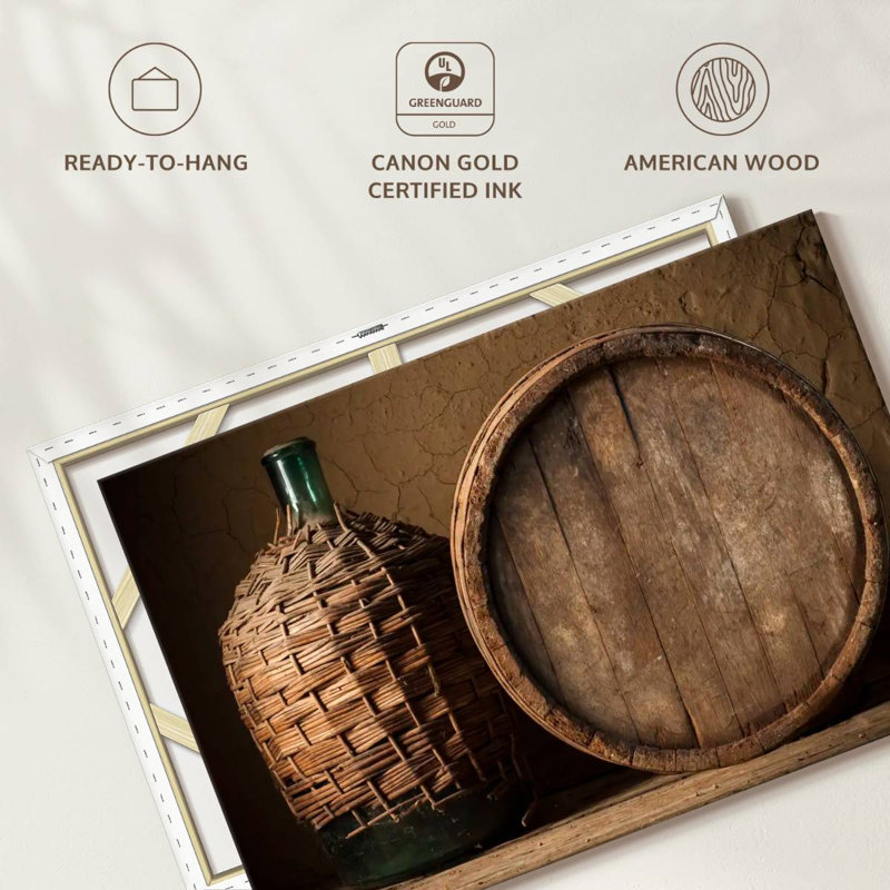 Yarlin Old Wine Barrel, 30" H x 45" W