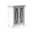 Noires 2-Door Freestanding Accent Cabinet with Glass Doors