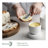 DOWAN Chouchanik Porcelain Butter Dish-1679049286