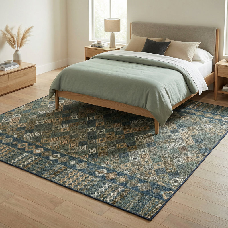 Tapis d'extérieur Jacole Offee, Carré 5 pi 3 po