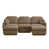 Chenille café clair