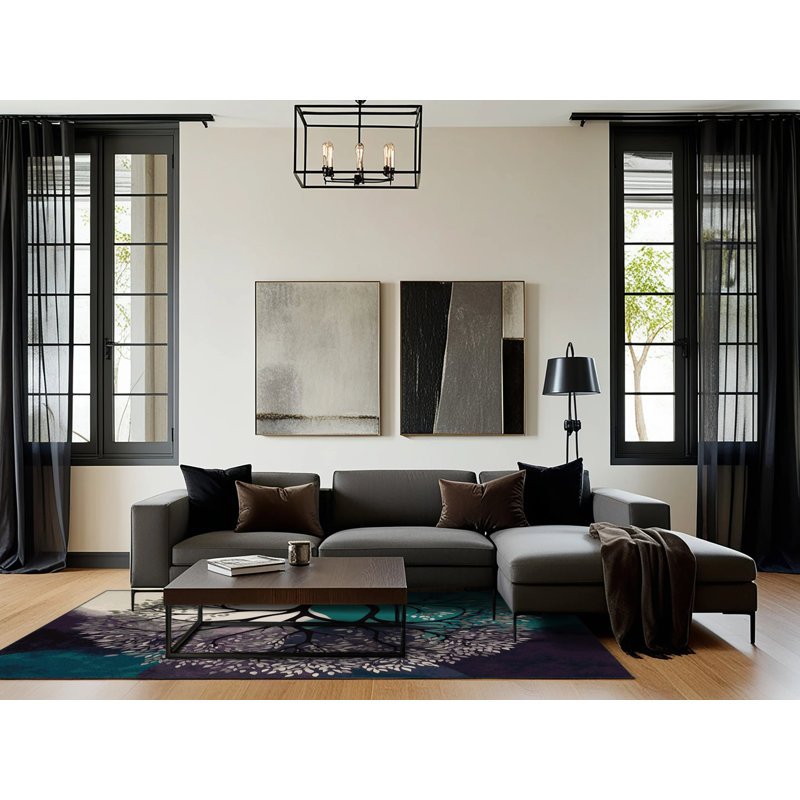 Twilight Canopy Rug, Square 3'