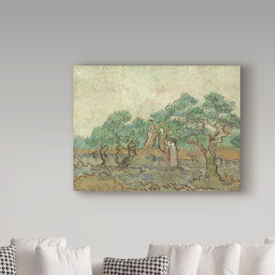 «The Olive Orchard» par Vincent Van Gogh, reproduction sur toile