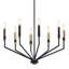 Lustre tambour 8 lumières façon bougie