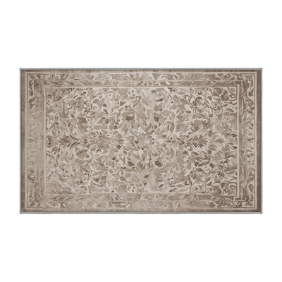 Tapis gris lavable à la machine